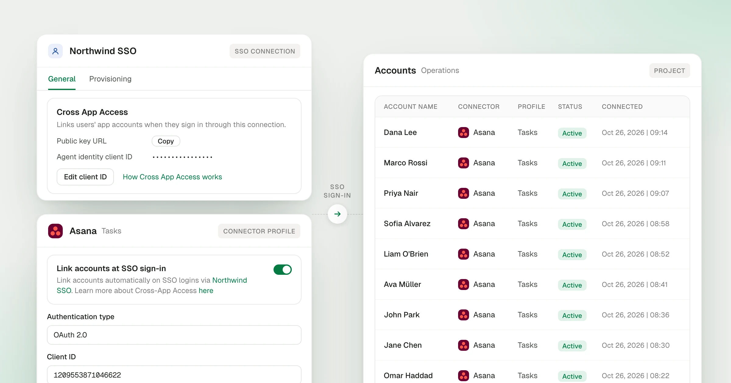Cross App Access: Apps Linked at SSO Sign-In