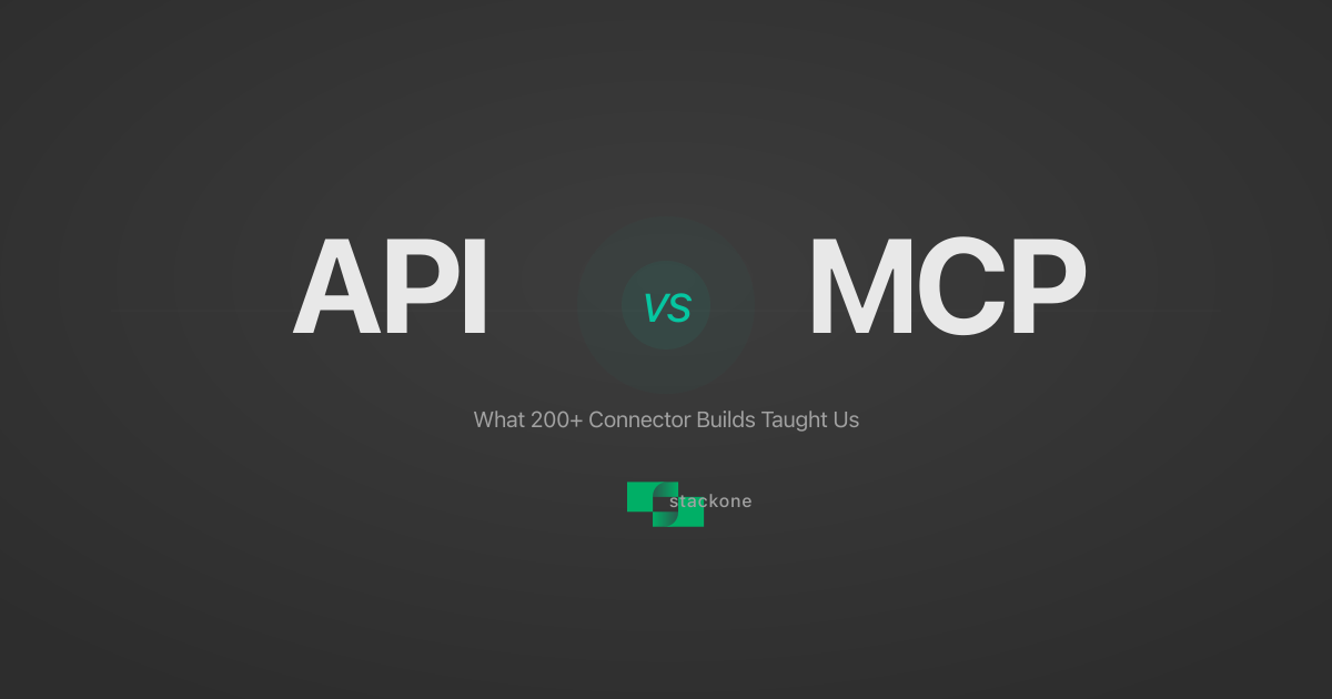 MCP vs API: When to Use Each | StackOne | StackOne