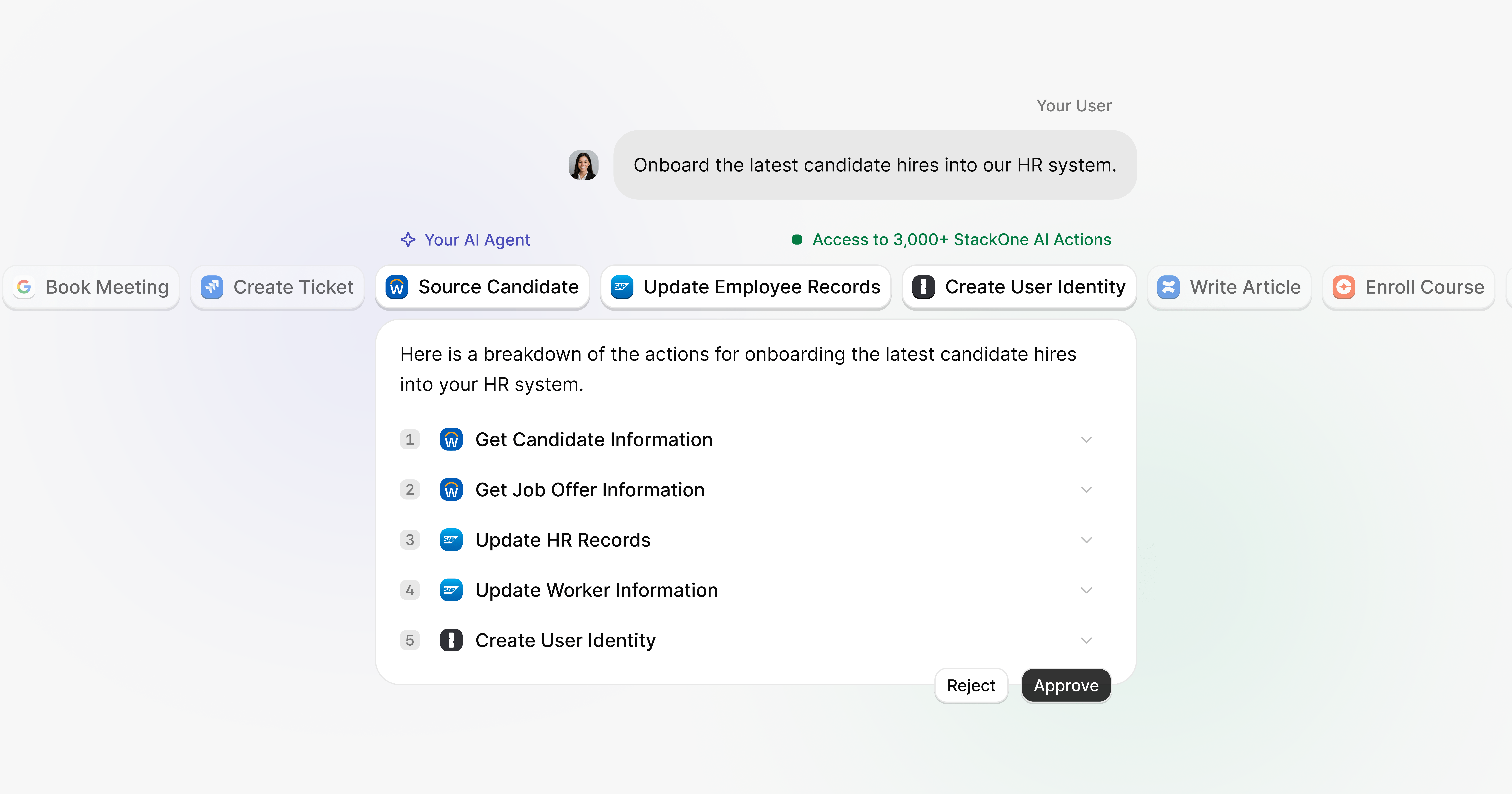 StackOne gives AI Agents and B2B SaaS access to over 10,000 actions in 200 tools through one interface