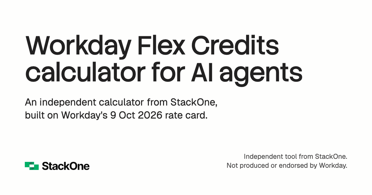 Workday Flex Credits Calculator for AI Agents