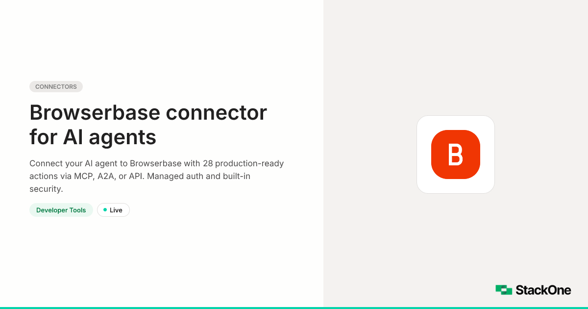 Browserbase Integration for AI Agents | StackOne