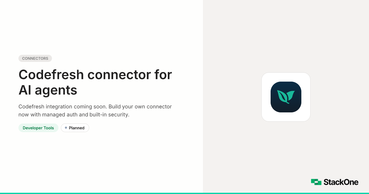 Codefresh Integration for AI Agents | StackOne