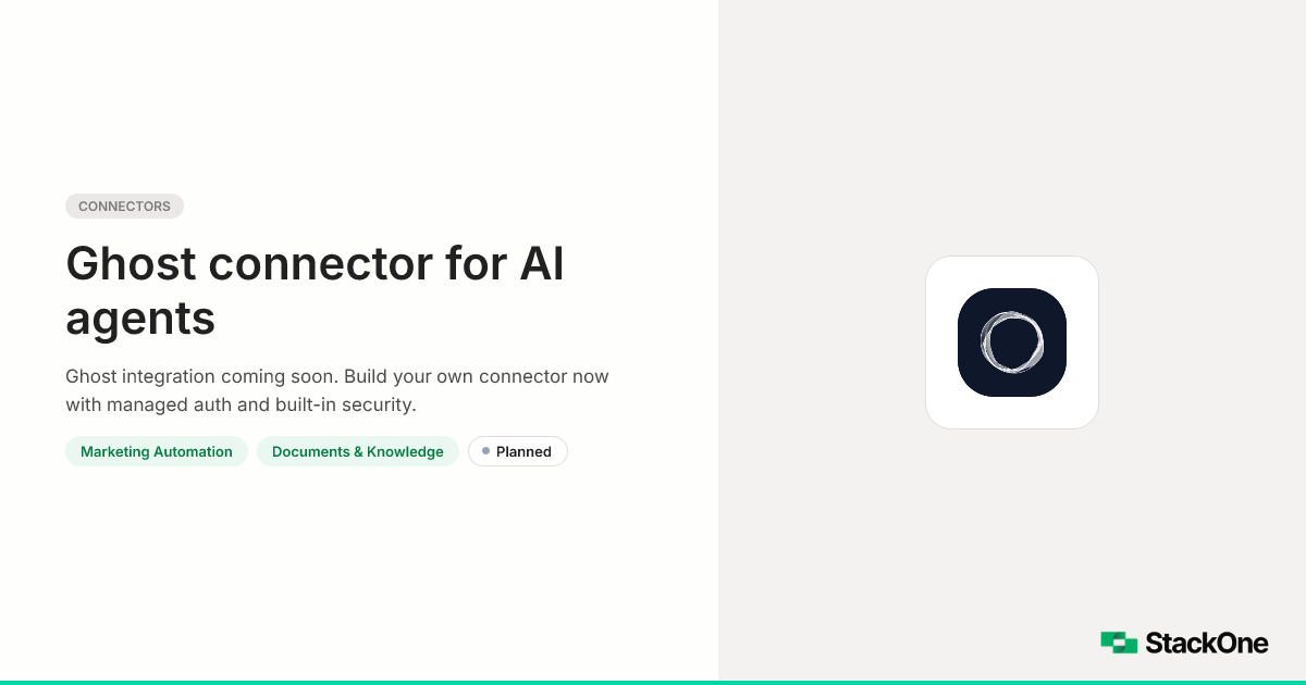 Ghost Integration for AI Agents | StackOne