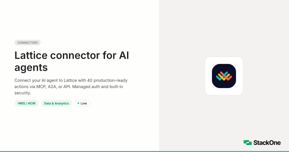 Lattice Integration for AI Agents (34 Actions) | StackOne