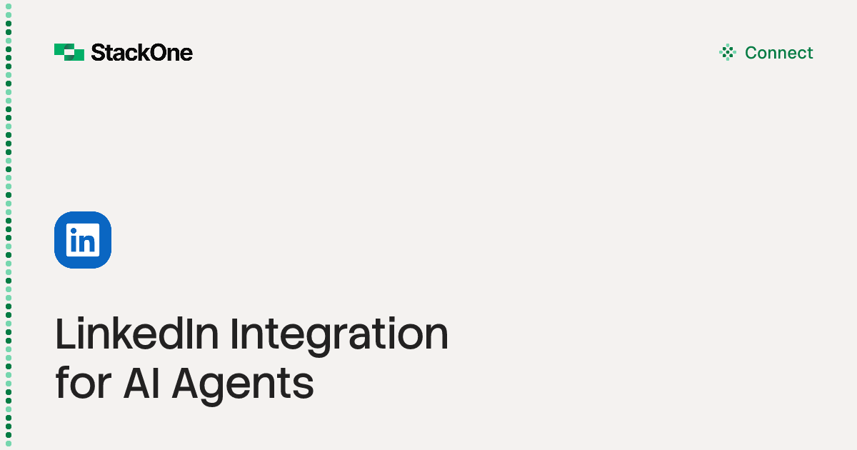 LinkedIn Integration for AI Agents | StackOne