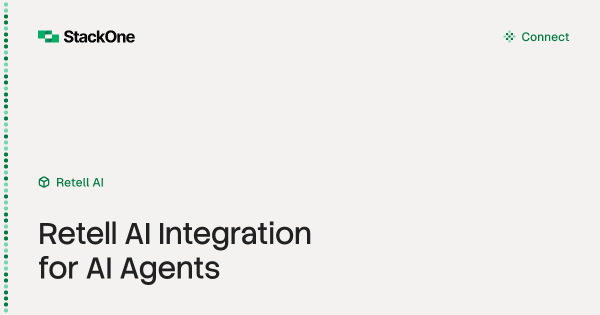 Retell AI Integration for AI Agents | StackOne