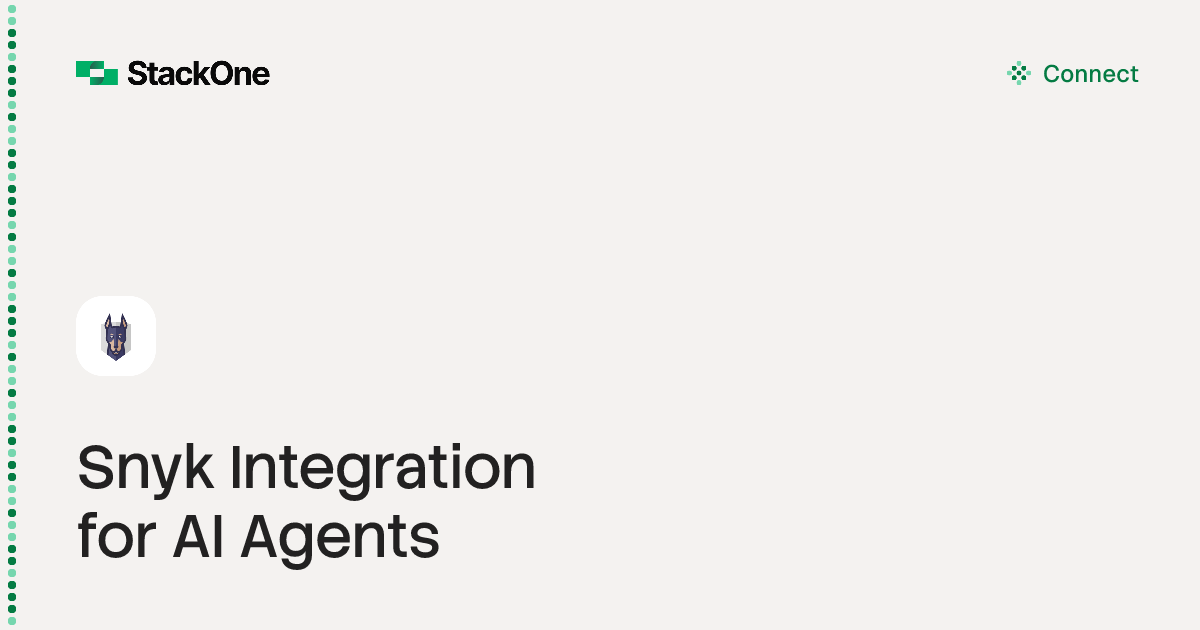 Snyk Integration for AI Agents | StackOne