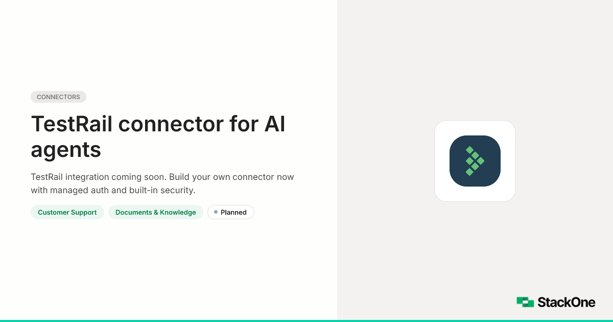 TestRail Integration for AI Agents | StackOne