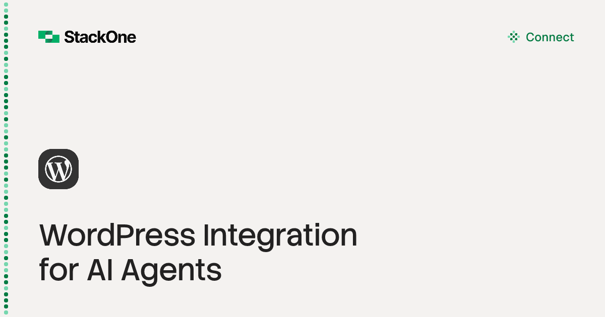 WordPress Integration for AI Agents | StackOne