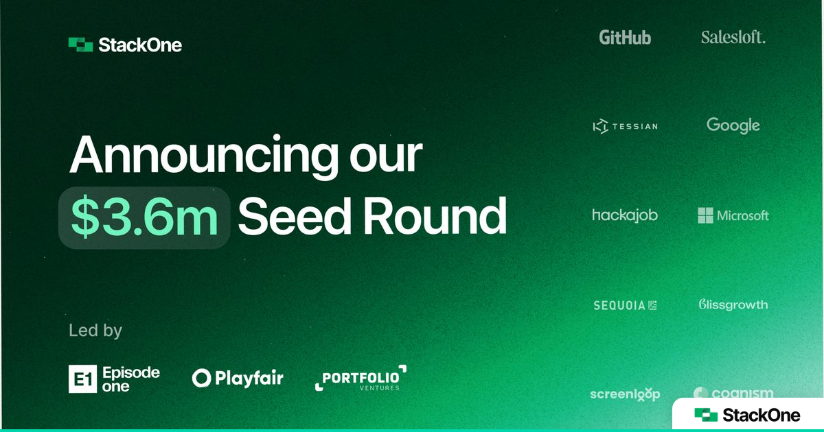 Stack One StackOne Secures $3.6M in Seed Funding led by Episode 1 | StackOne